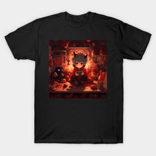 Halloween red devil T-Shirt